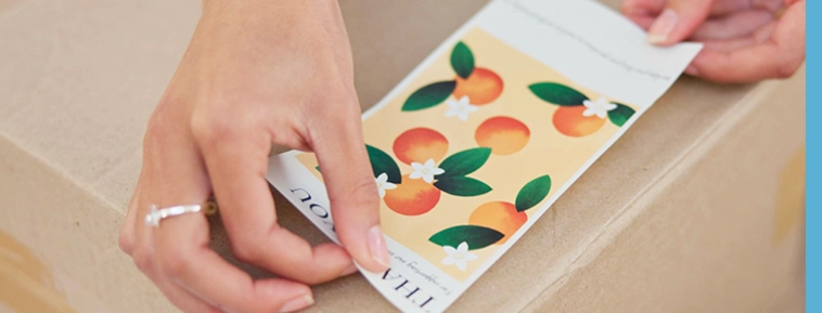 Laminierte Vinylaufkleber