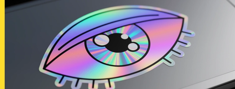 Holographische Aufkleber