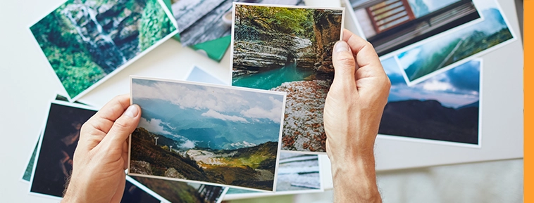 Quadratischer Fotoservice