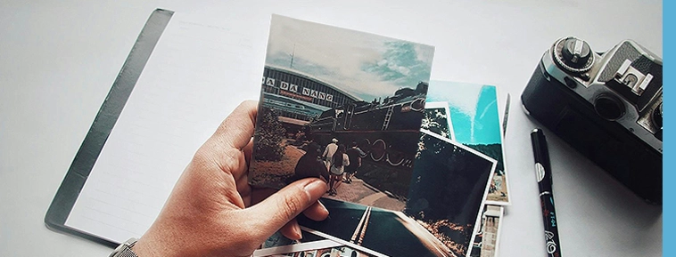 Quadratischer Fotoservice