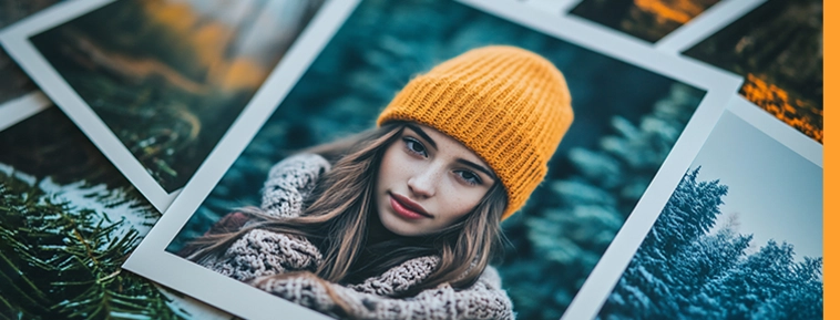 Quadratischer Fotoservice