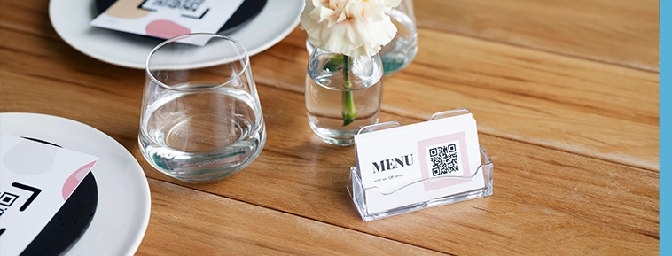 Gerippte Visitenkarten